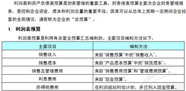 cpa考试 财务成本管理 热门知识推荐 财务报表预算